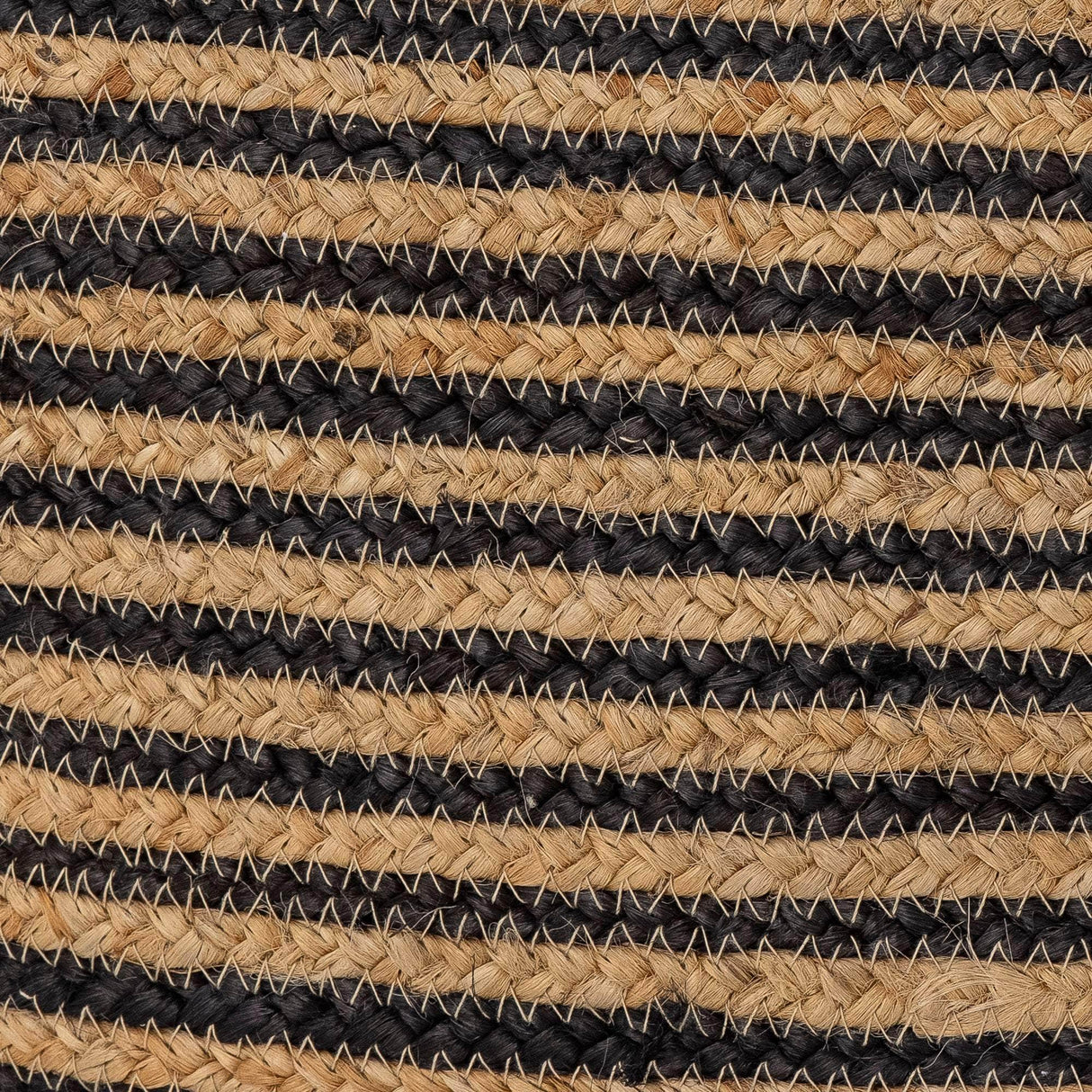 Bloomingville Nao Puf, Sort, Jute