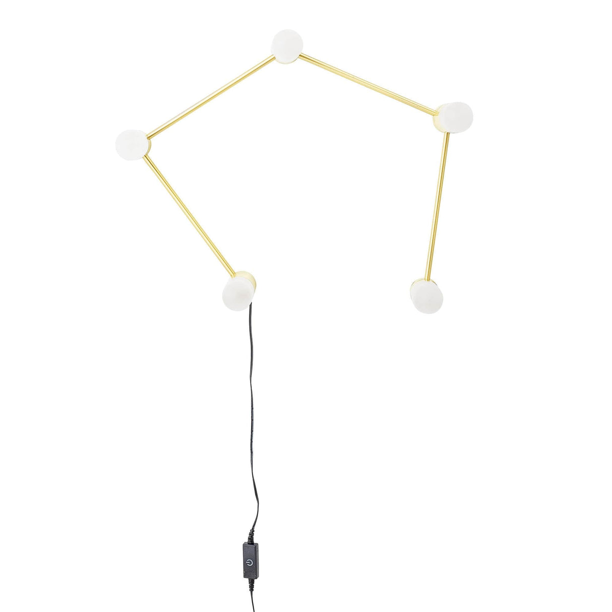 Bloomingville Bent Bordlampe, Guld, Metal
