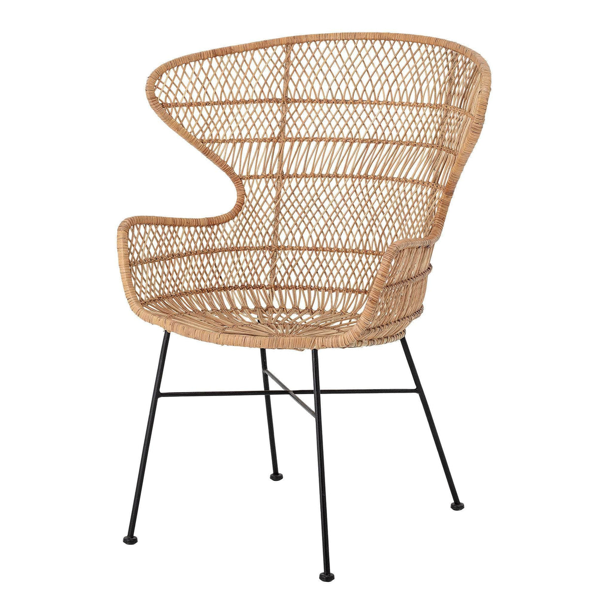 Bloomingville Oudon Lounge Stol, Natur, Rattan