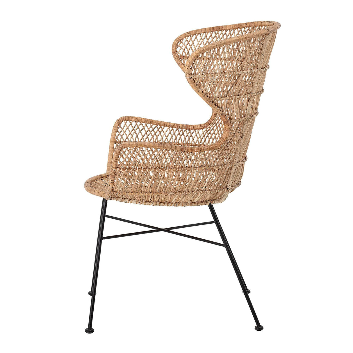 Bloomingville Oudon Lounge Stol, Natur, Rattan