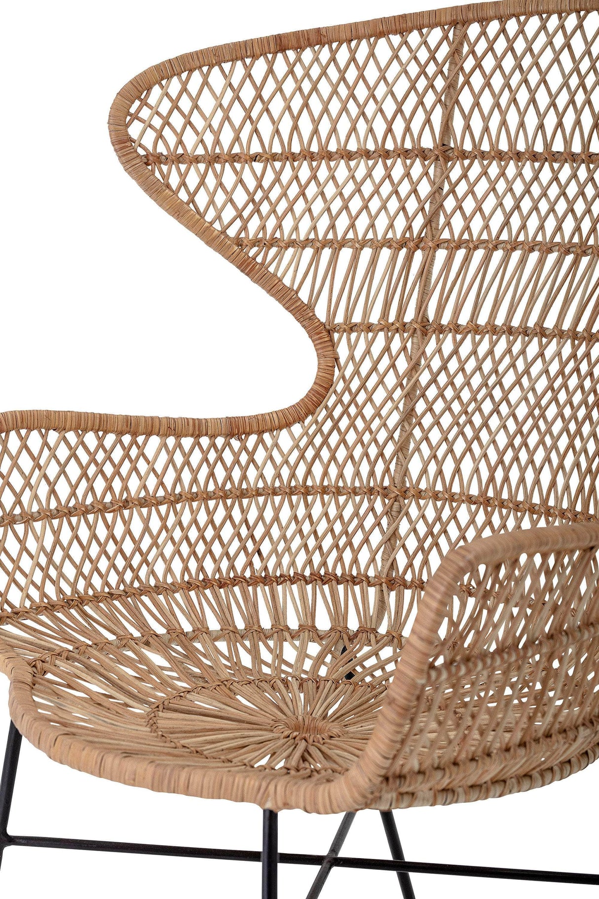 Bloomingville Oudon Lounge Stol, Natur, Rattan