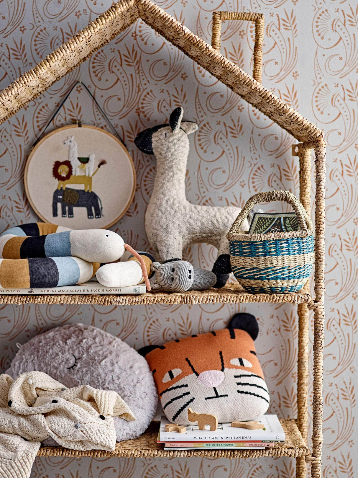 Bloomingville MINI Muzamel Soft Toy, Orange, Bomuld OEKO-TEX®