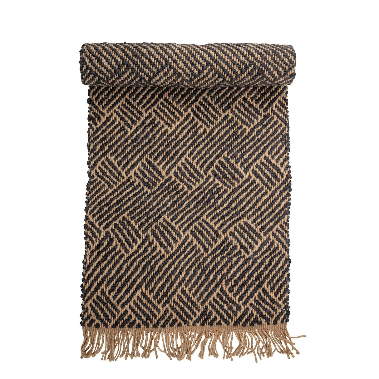 Bloomingville Aby Tæppe, Sort, Jute