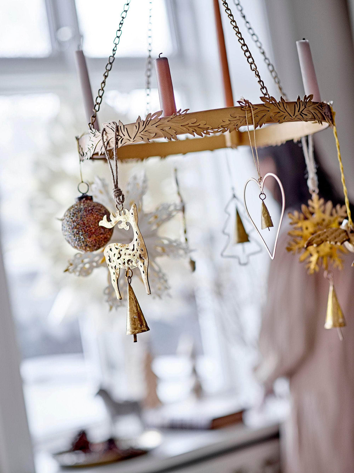 Bloomingville Wenze Adventsstage, Brass, Metal
