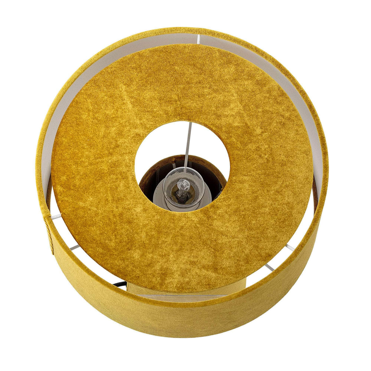 Bloomingville Dafna Bordlampe, Gul, Polyester