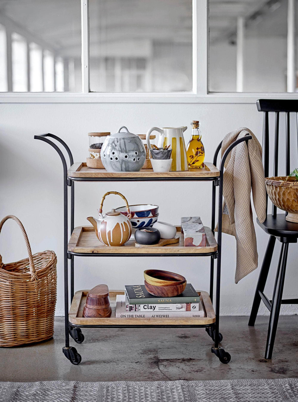 Creative Collection Begonia Kande, Gul, Stentøj