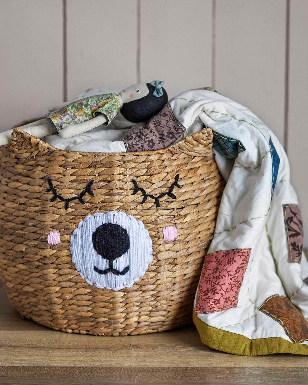 Bloomingville MINI Melua Plaid, Natur, Bomuld