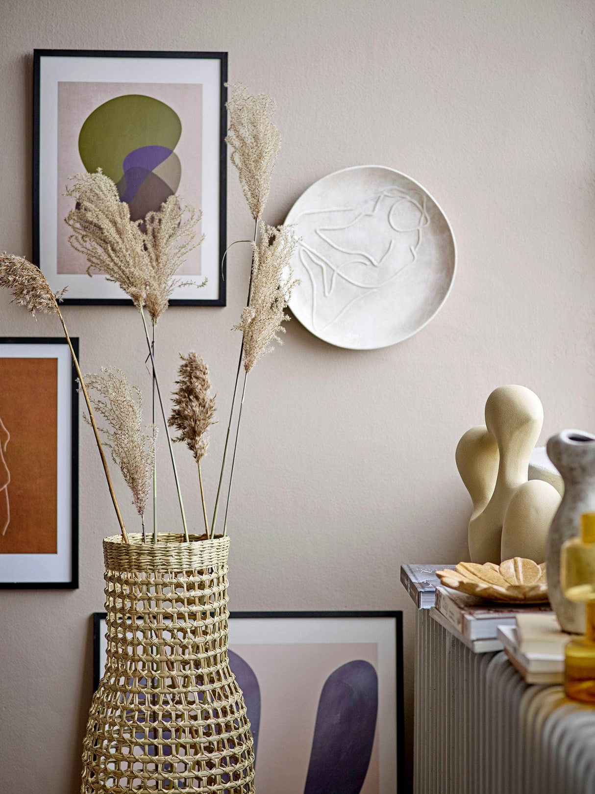 Bloomingville Evi Bakke, Brun, Marmor