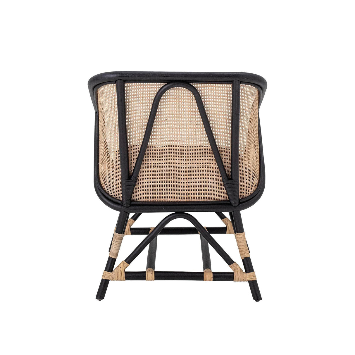 Bloomingville Loue Lounge Stol, Sort, Rattan