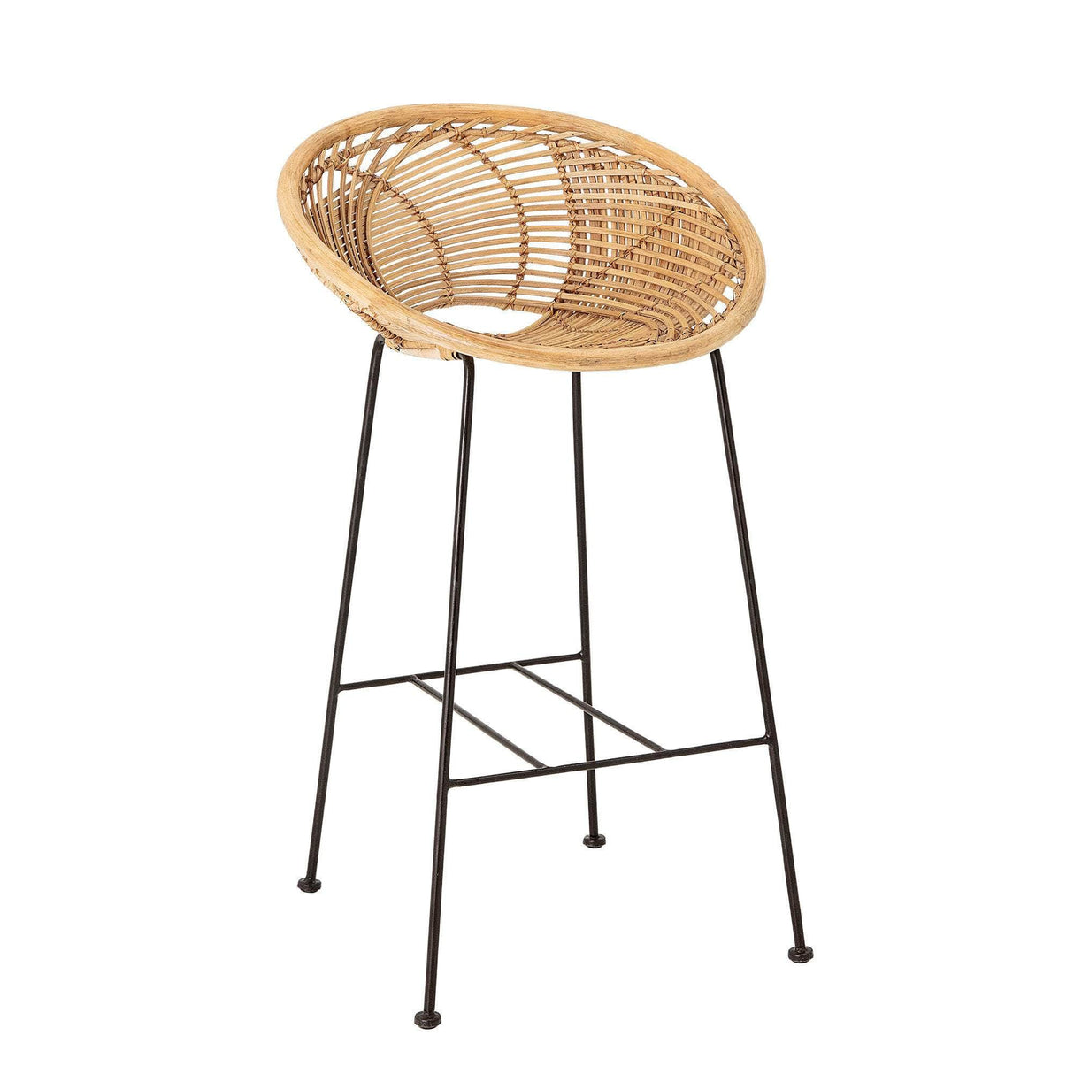 Bloomingville Yonne Bar Stol, Natur, Rattan