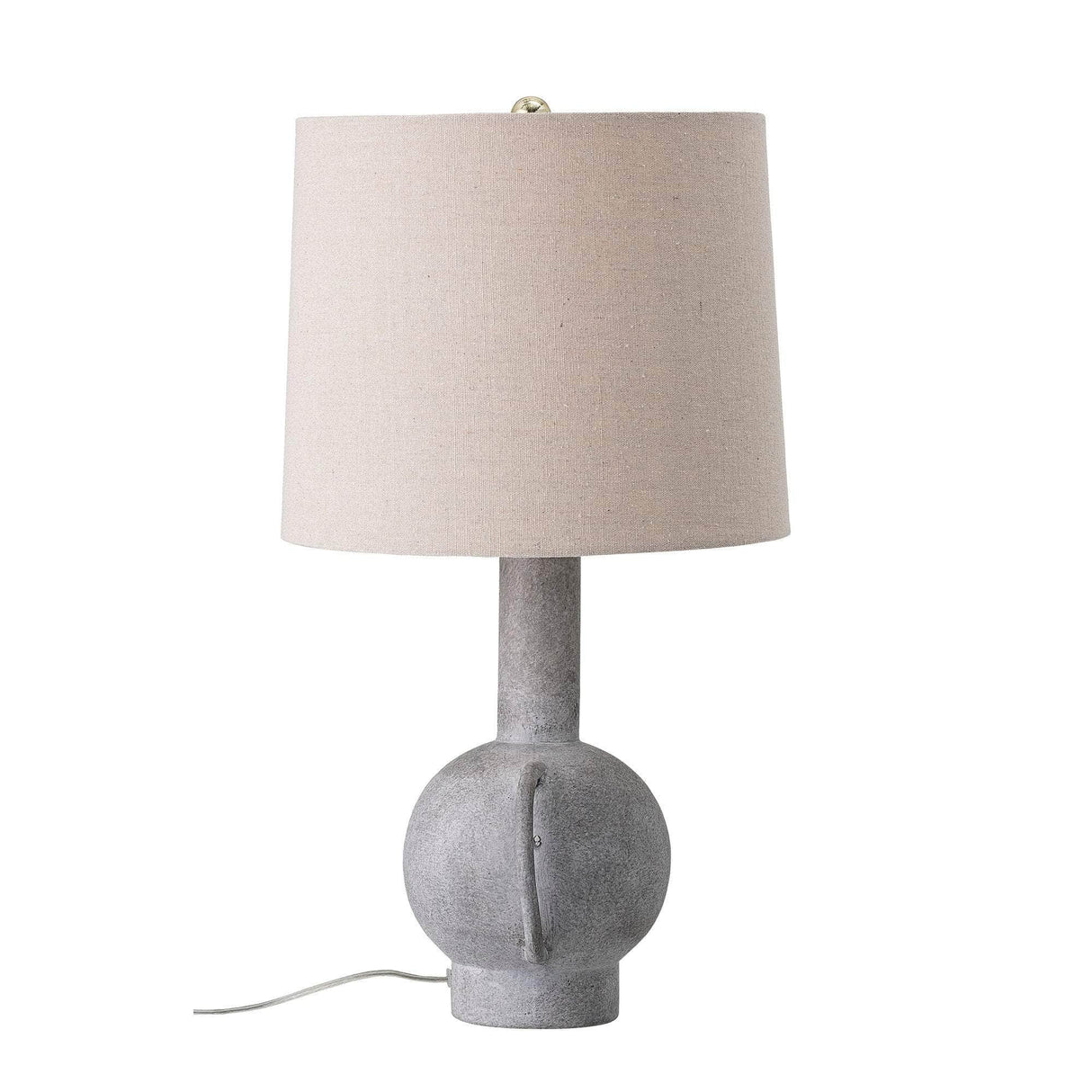 Bloomingville Kean Bordlampe, Grå, Terrakotta