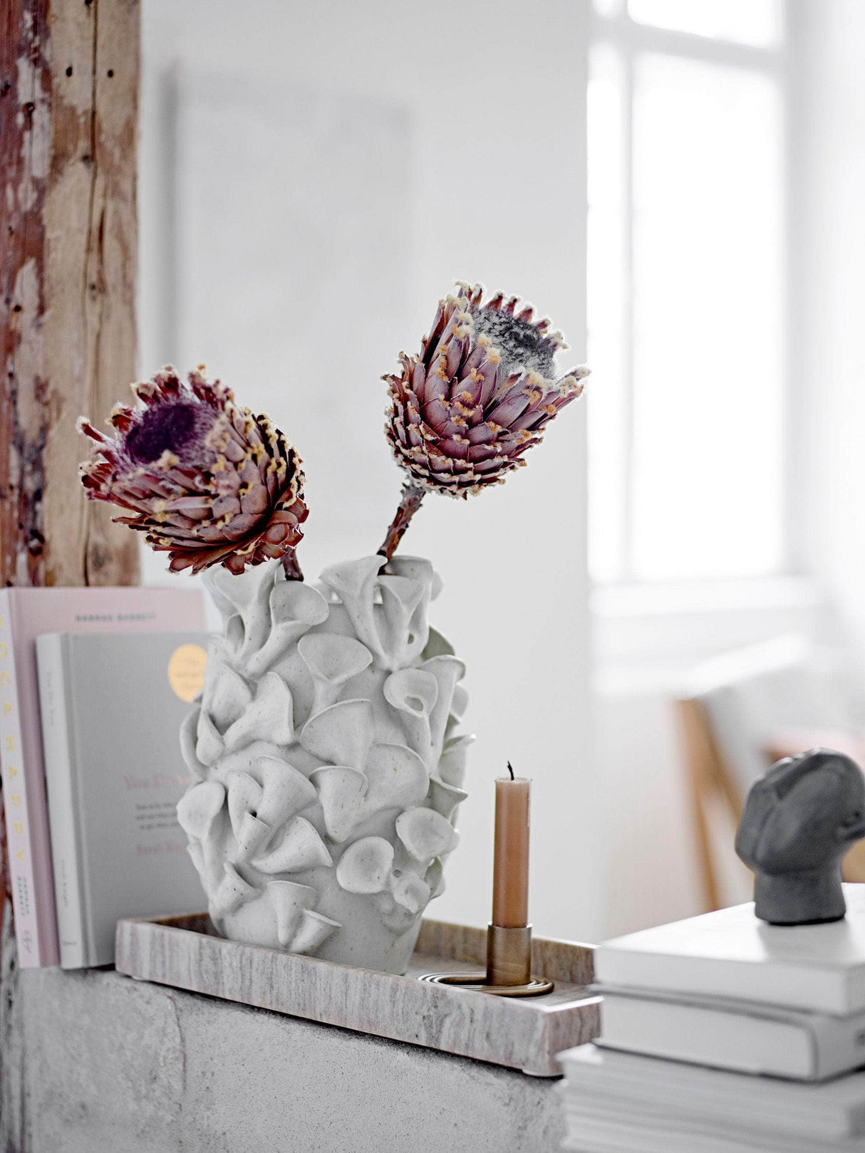 Bloomingville Majsa Bakke, Brun, Marmor