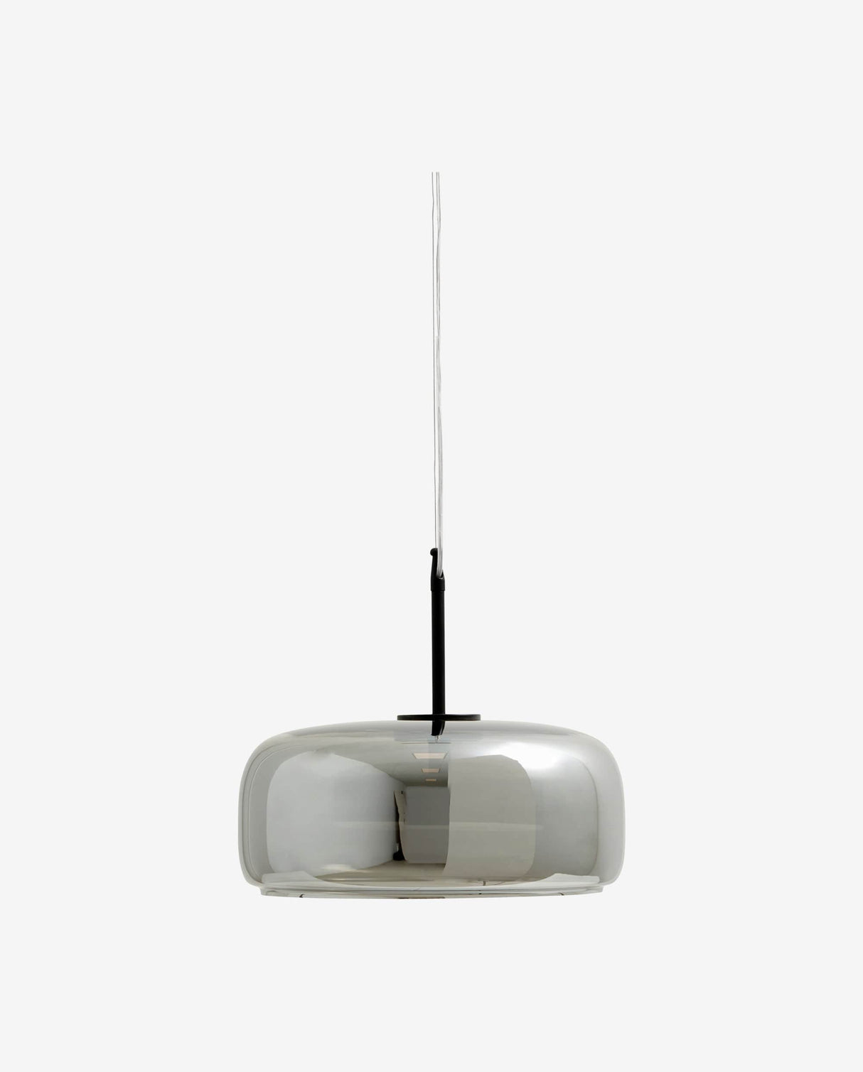 Nordal IRISH hanging lamp, M, grey metallic