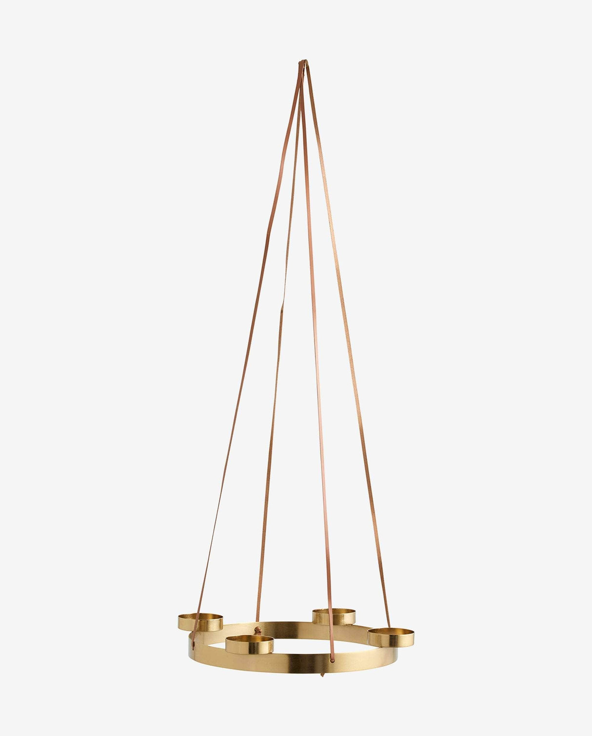 Nordal ARONA candle holder S, gold, f/4 candles