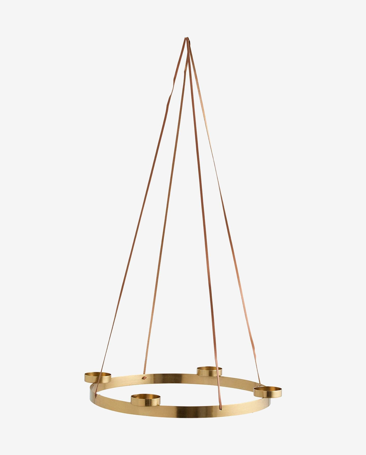 Nordal ARONA candle holder L, gold, f/4 candles