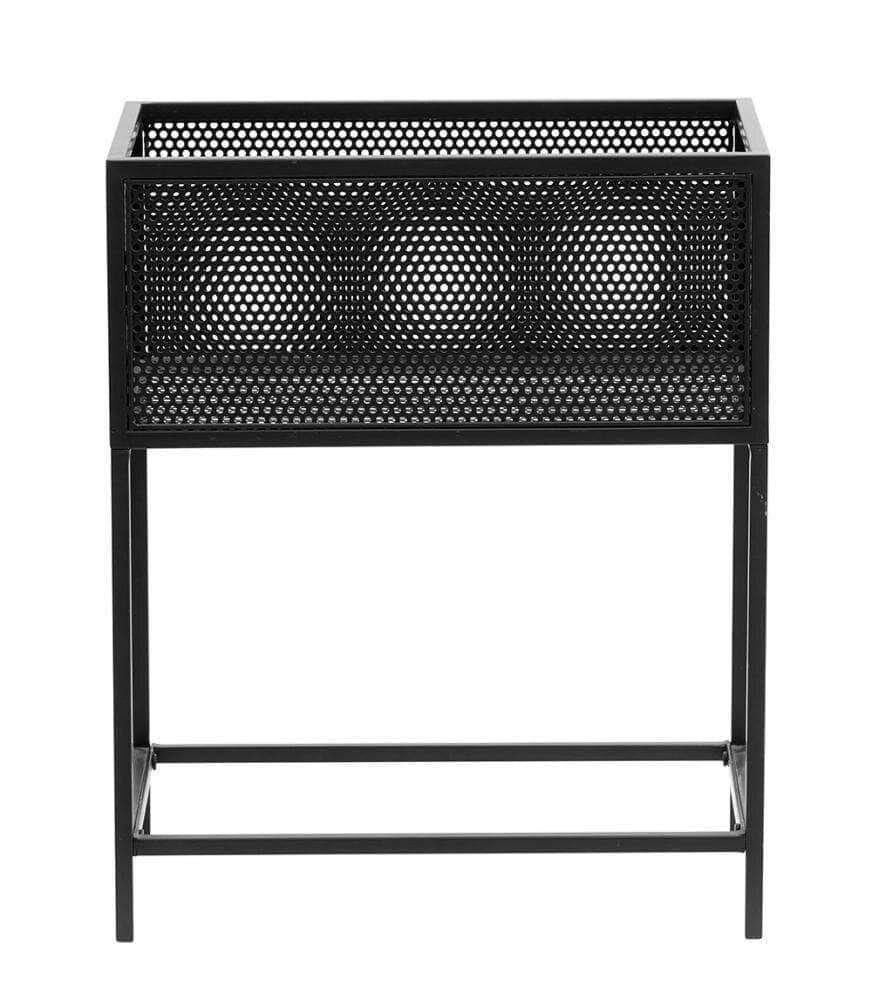Nordal WIRA planters, rectangular, M, black