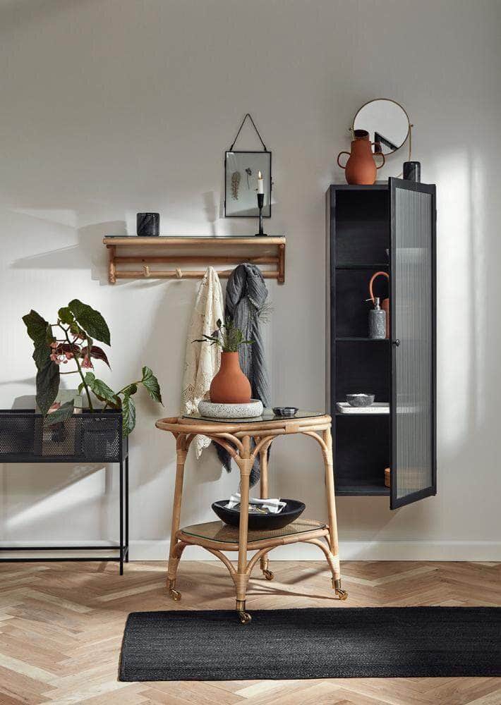 Nordal WIRA planters, rectangular, M, black