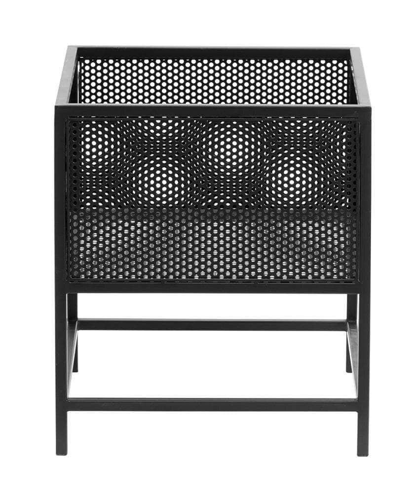 Nordal WIRA planters, rectangular, S, black