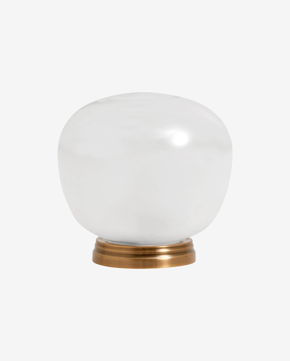 Nordal FROST table lamp, golden base