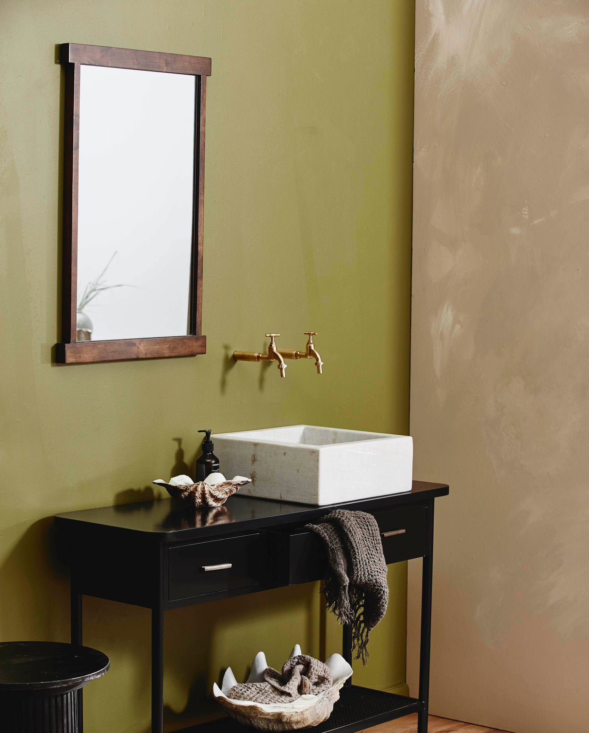 Nordal ARDEA mirror, S, birch wood