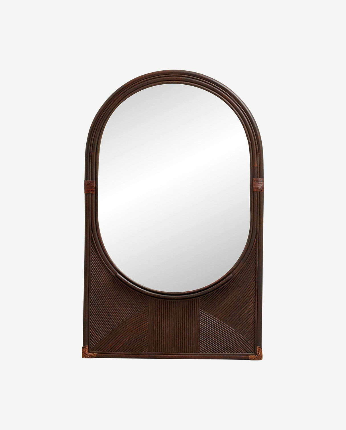 Nordal TURA mirror w/shelf, M, brown