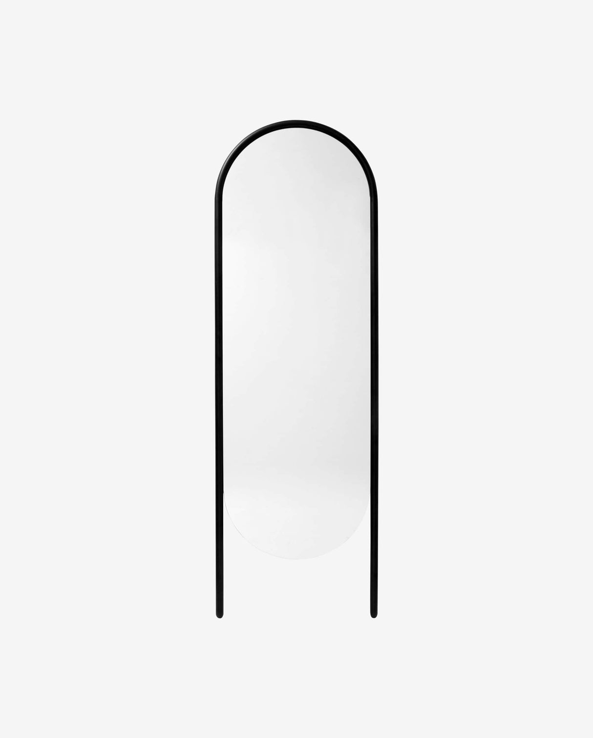 Nordal WONDER stand mirror, oval, black
