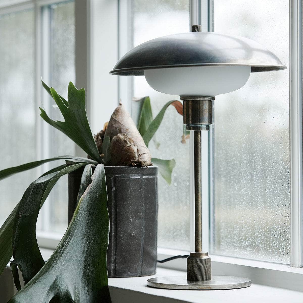 House Doctor Bordlampe, Boston, Antik brun