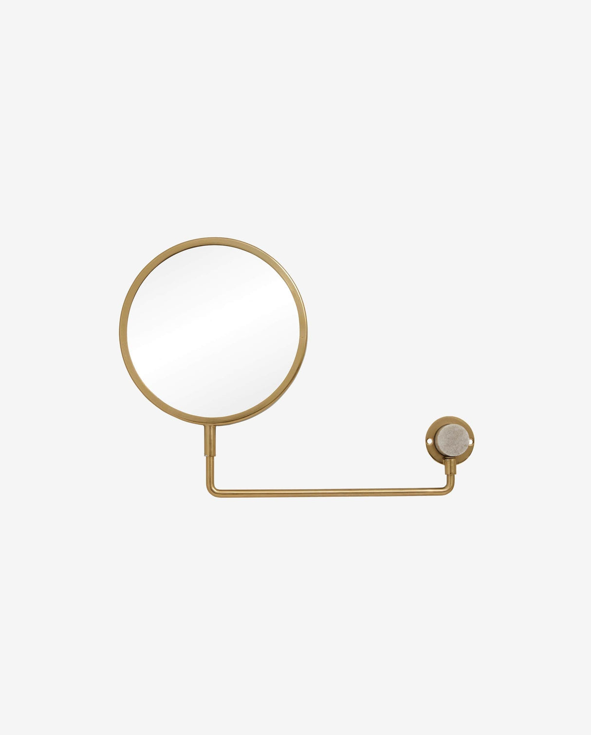 Nordal TESIA wall mirror, golden