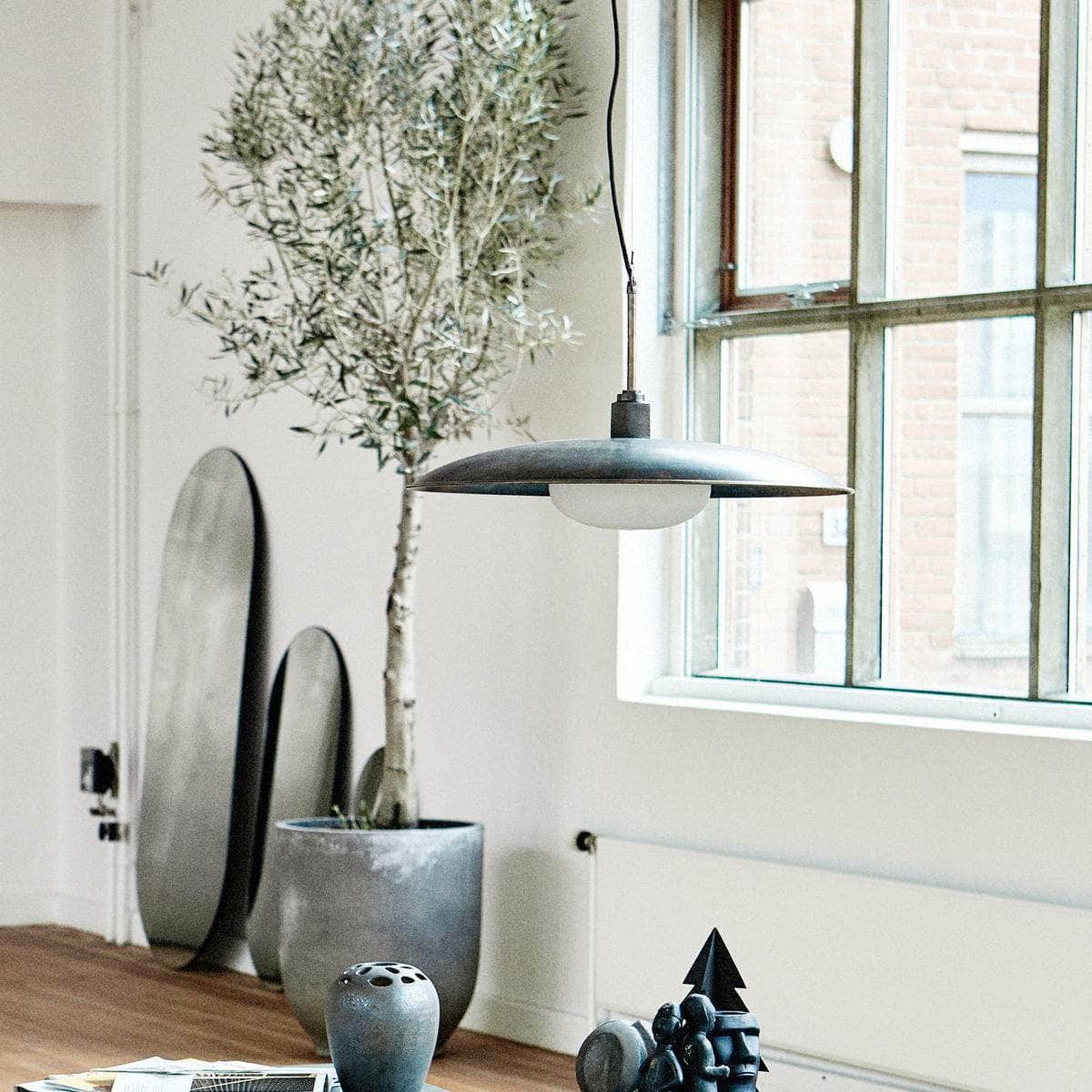 House Doctor Lampe, Boston, Antik brun
