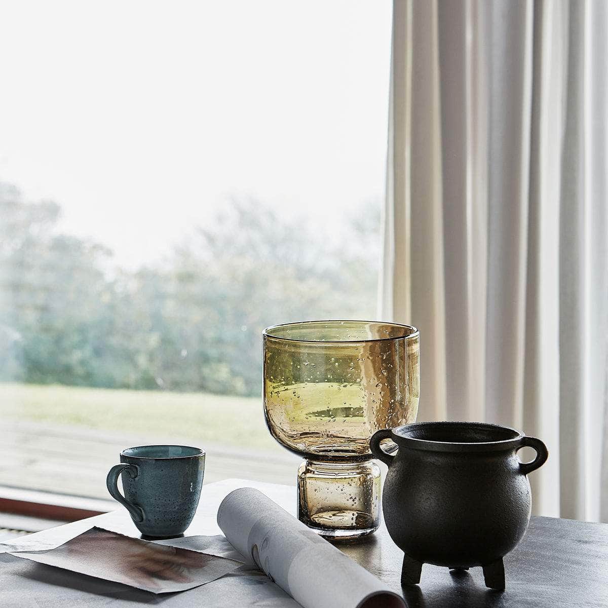 House Doctor Vase, Farida, Brun