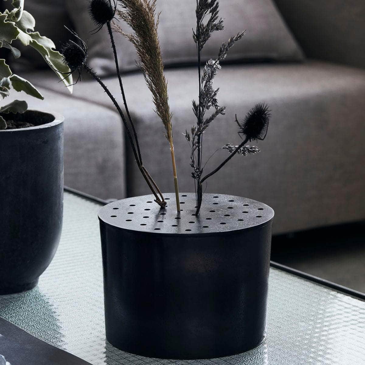 House Doctor Vase, Flow, Bruneret messing