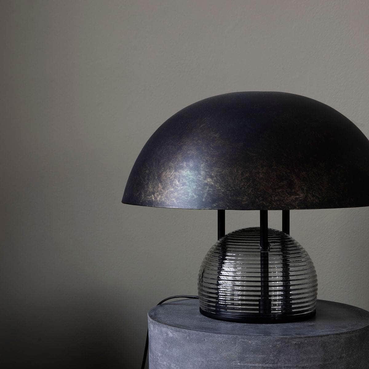 House Doctor Bordlampe, Umbra, Antik brun