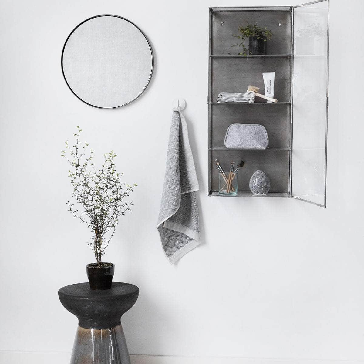 House Doctor Vitrineskab, Glass, Zink