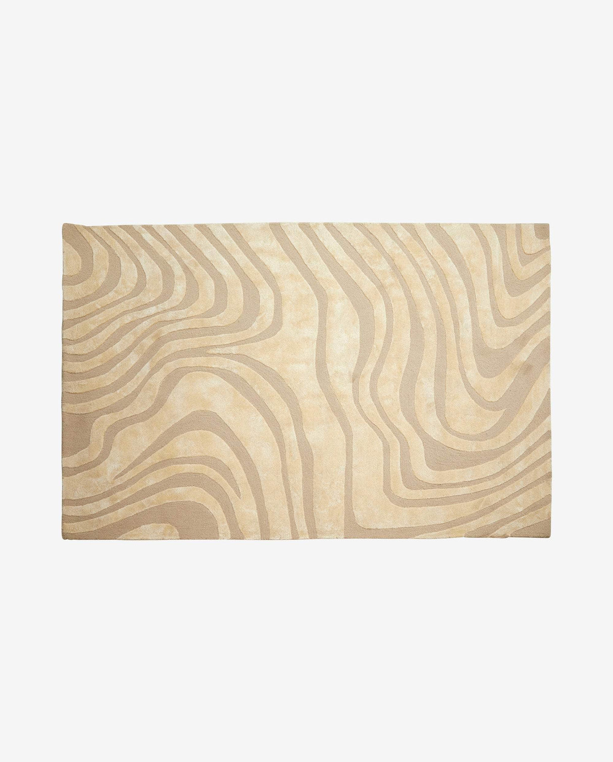 Nordal HARPER jaquard woven carpet, light beige