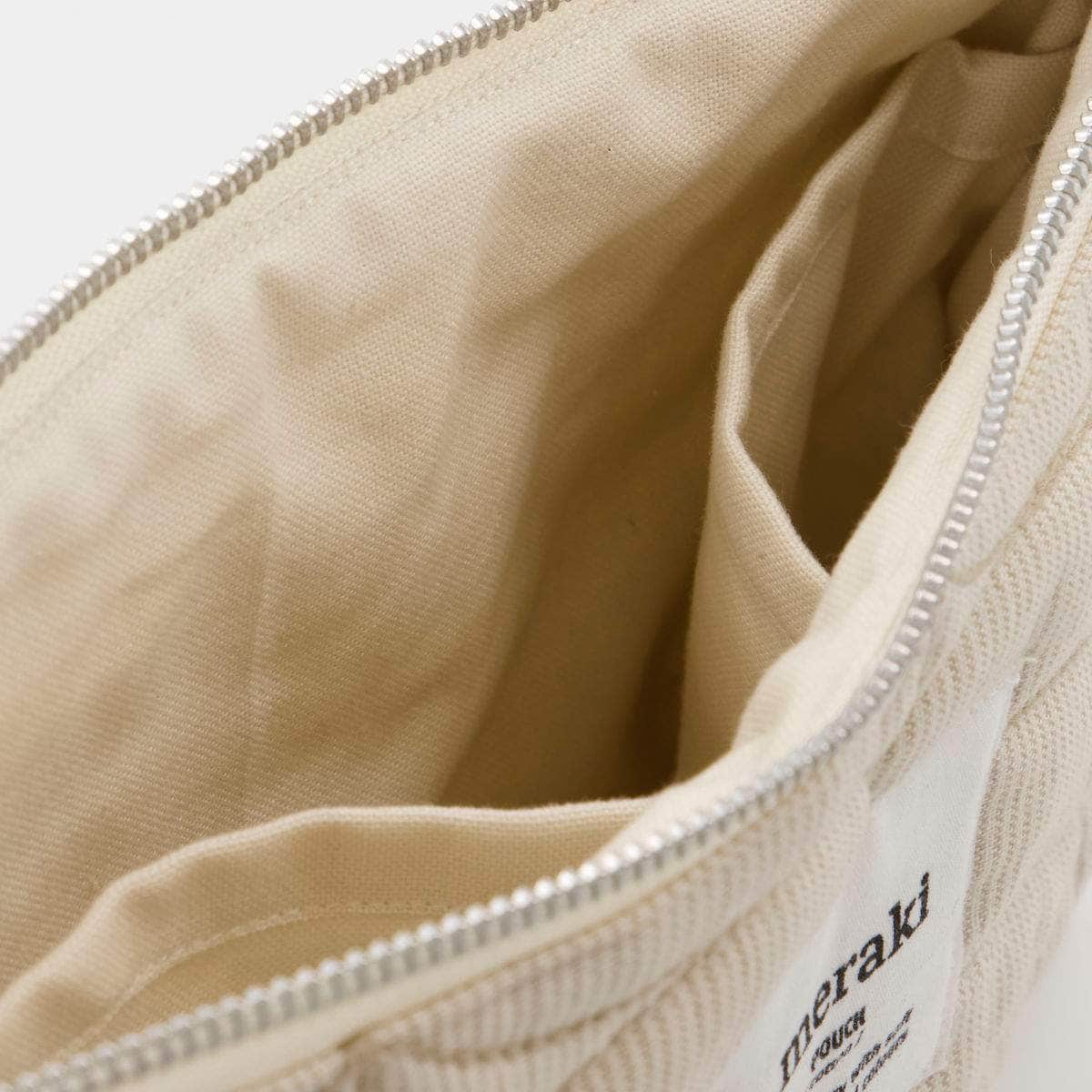 Meraki Makeup pung, Mentha, Off white/safari