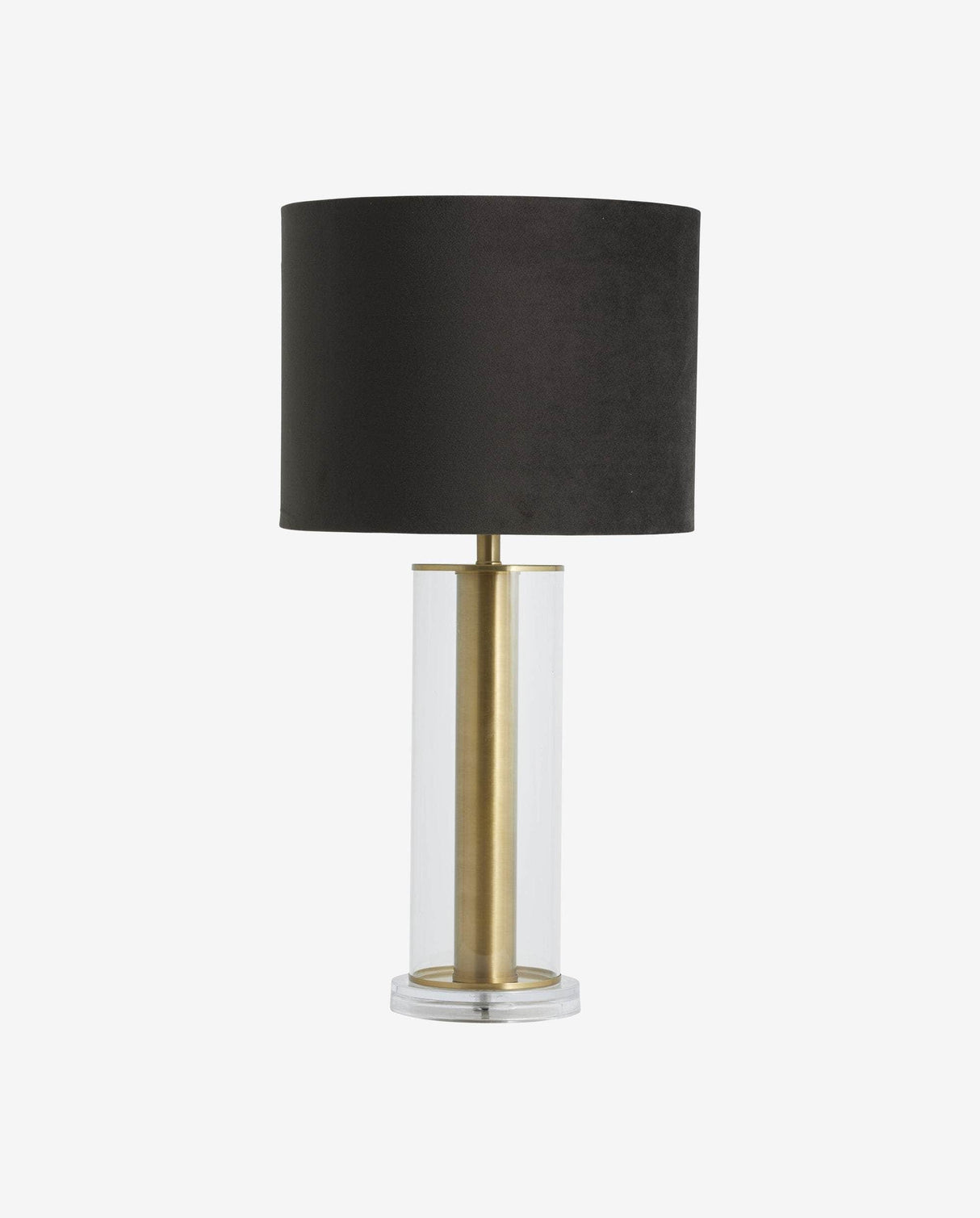 Nordal Lamp shade, velvet, dark brown