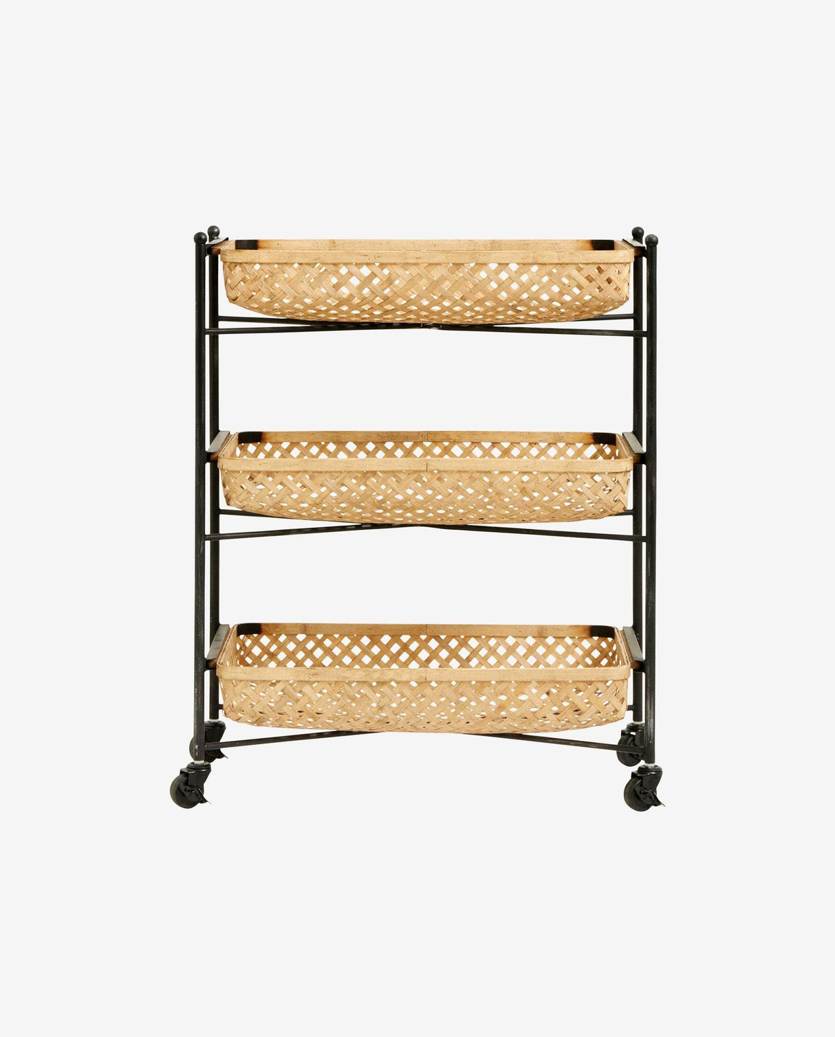 Nordal BAMBOO trolley w/metal rack