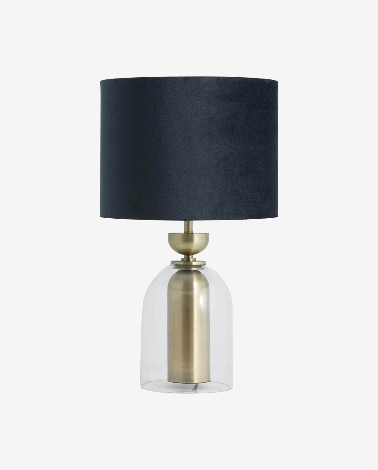 Nordal Lamp shade, velvet, dark green