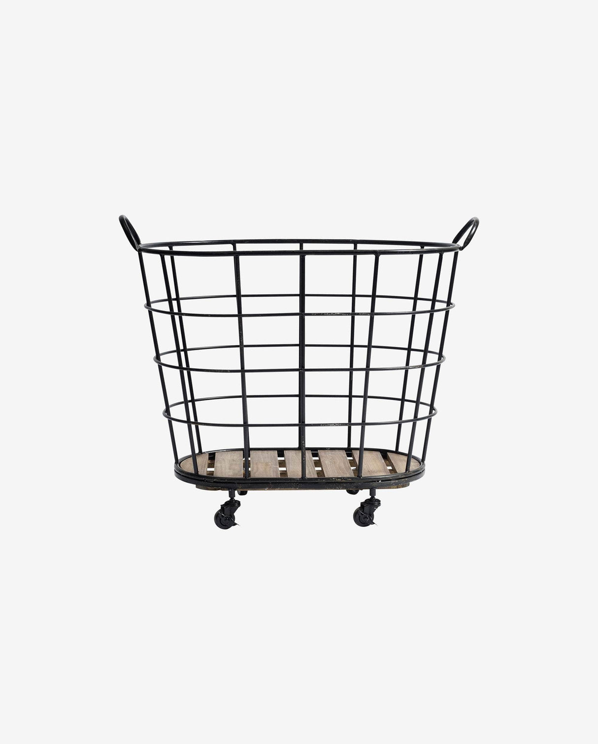 Nordal DOWNTOWN basket on wheels, black
