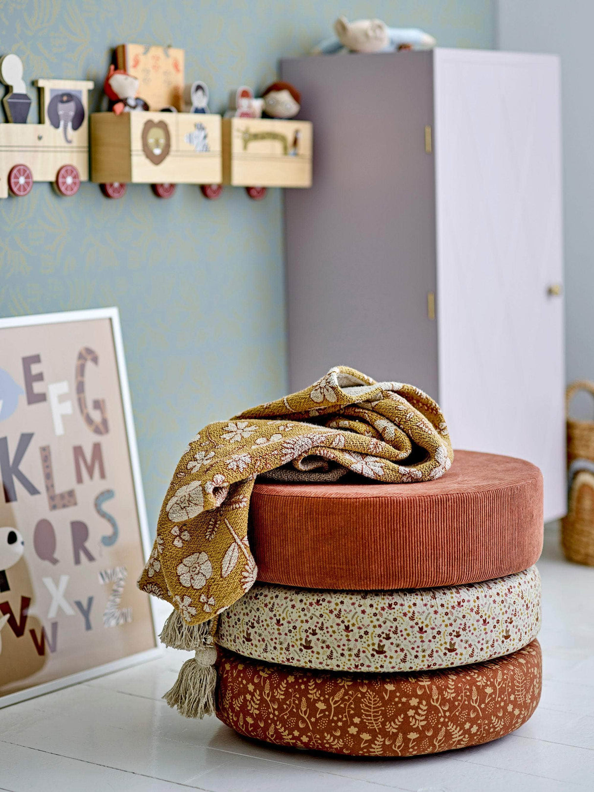 Bloomingville MINI Nell Skab, Lilla, MDF