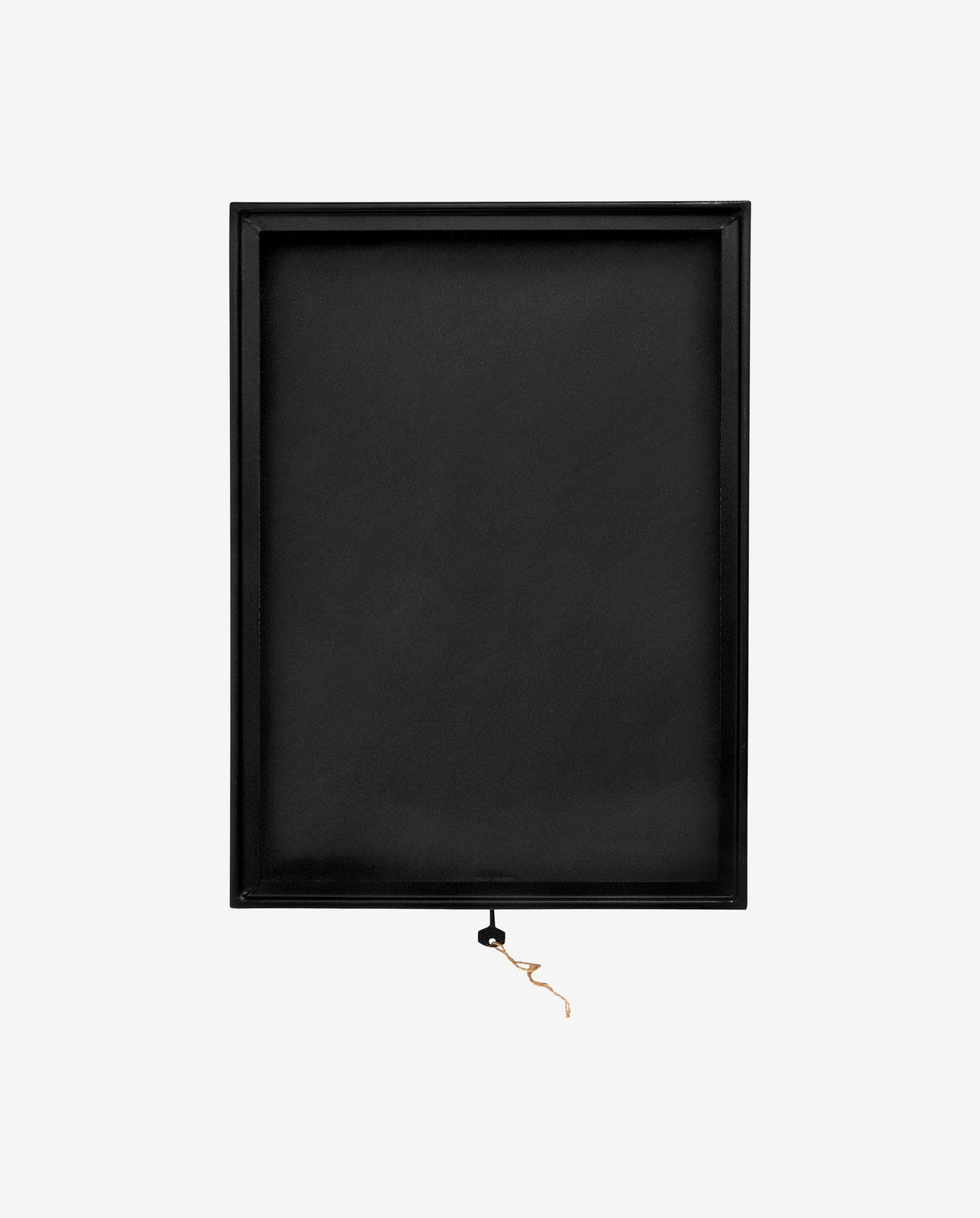 Nordal Black square display box, metal/glass