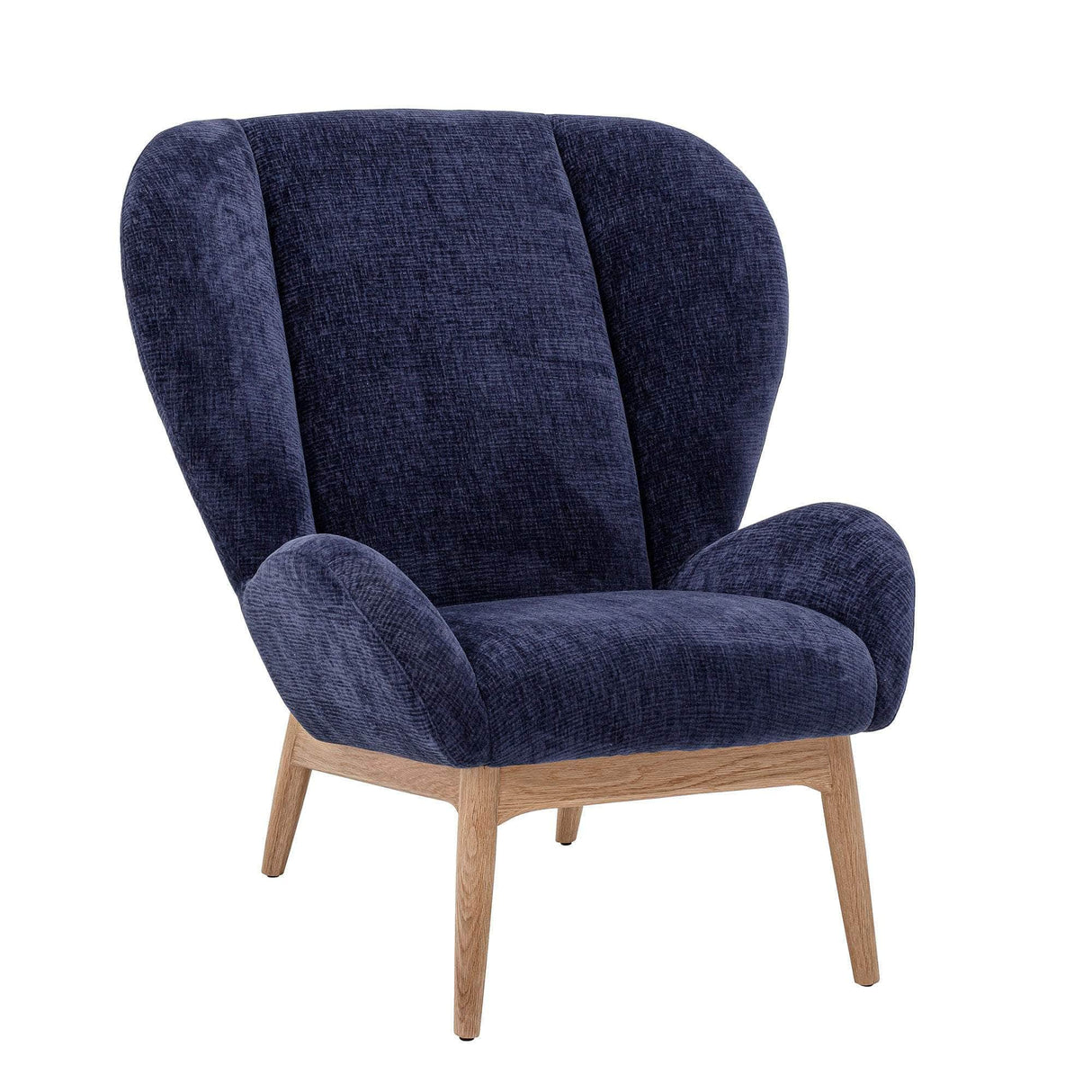 Bloomingville Eave Lounge Stol, Blå, Polyester