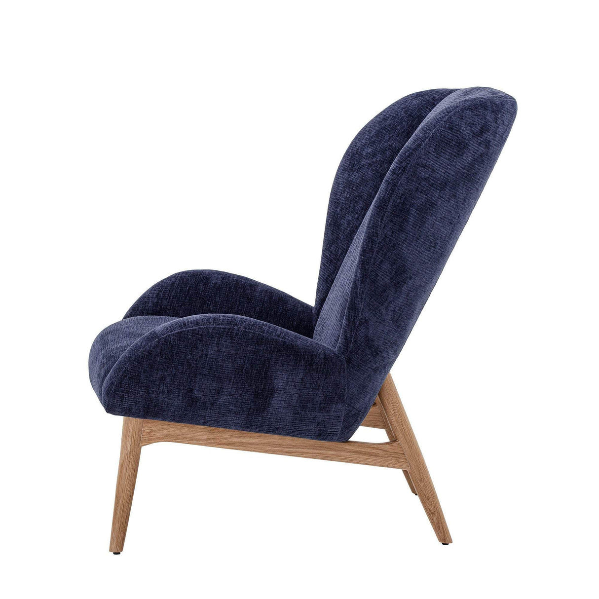 Bloomingville Eave Lounge Stol, Blå, Polyester
