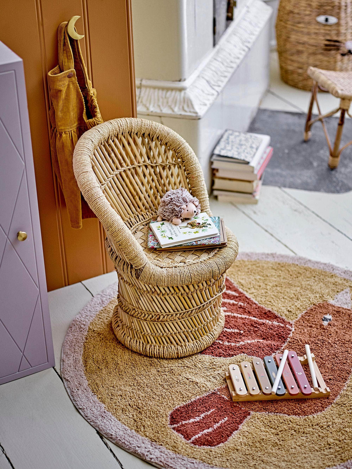 Bloomingville MINI Nell Skab, Lilla, MDF