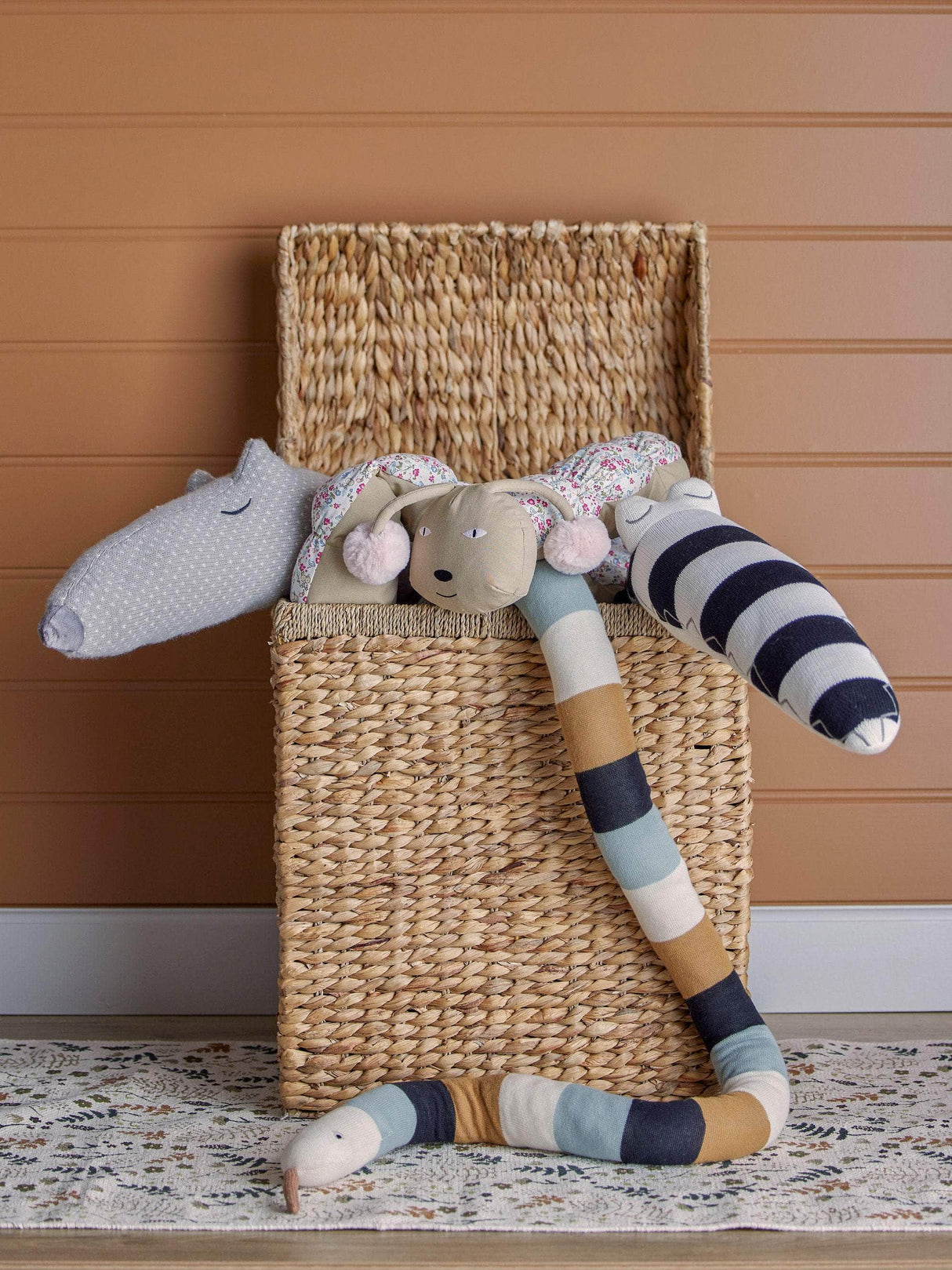 Bloomingville MINI Sofi Soft Toy, Rosa, Bomuld
