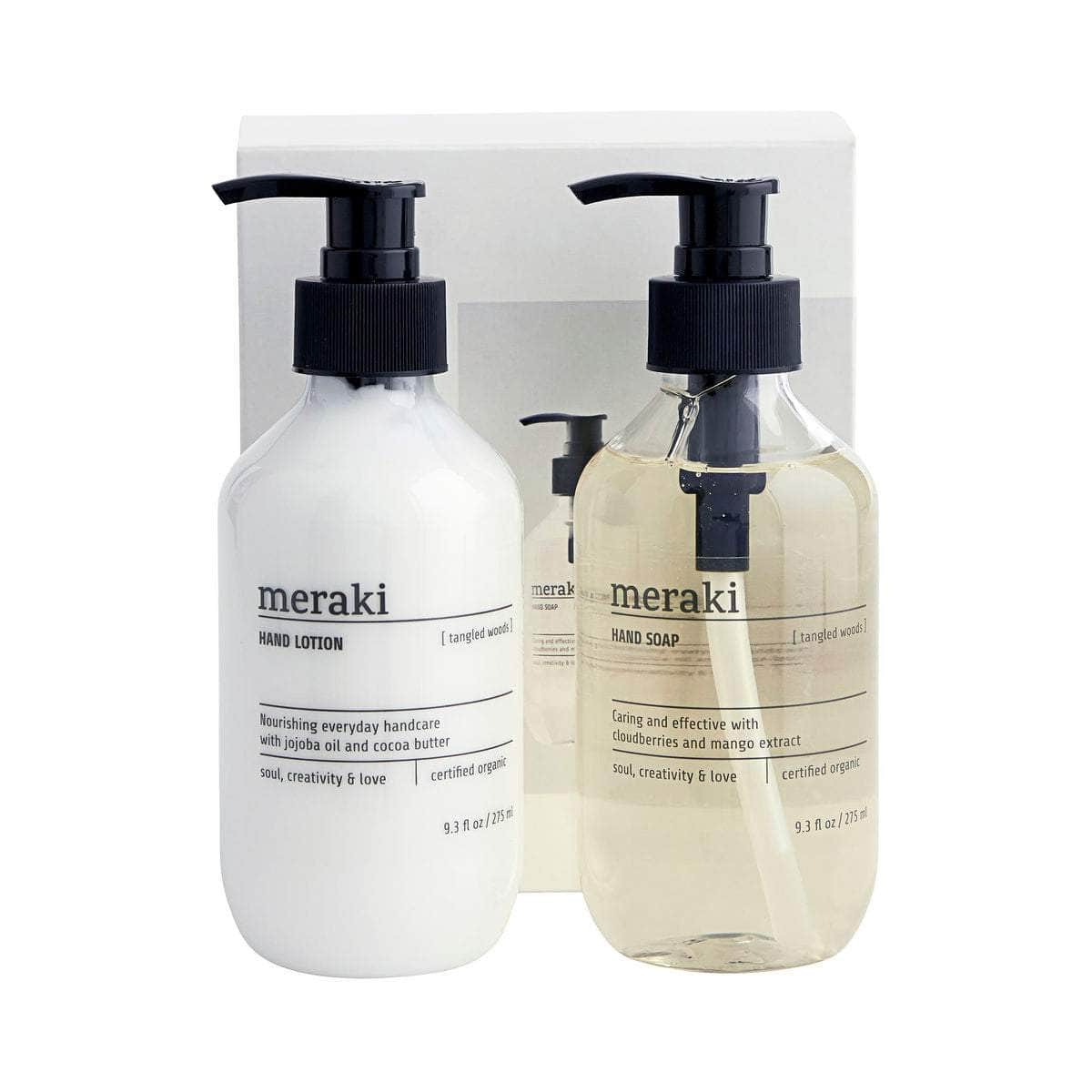 Meraki Gaveæske, Tangled Woods, Simple hand care, Hvid