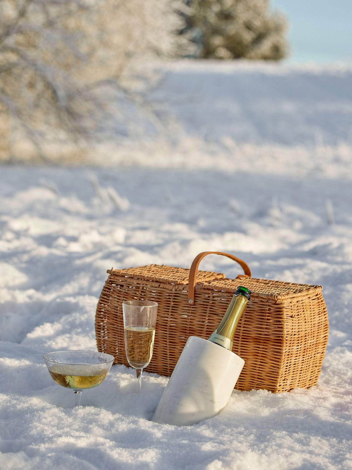 Bloomingville Asali Champagne Glas, Klar, Glas