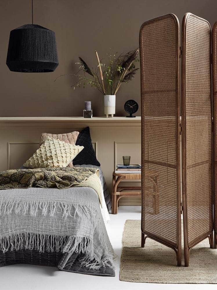Nordal COLONIAL divider, large, rattan, natural