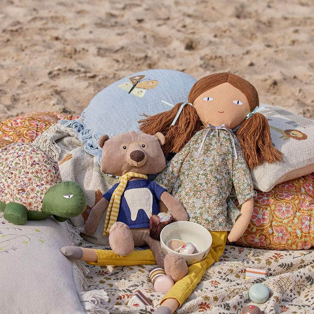 Bloomingville MINI Lilo Dukke, Gul, Bomuld