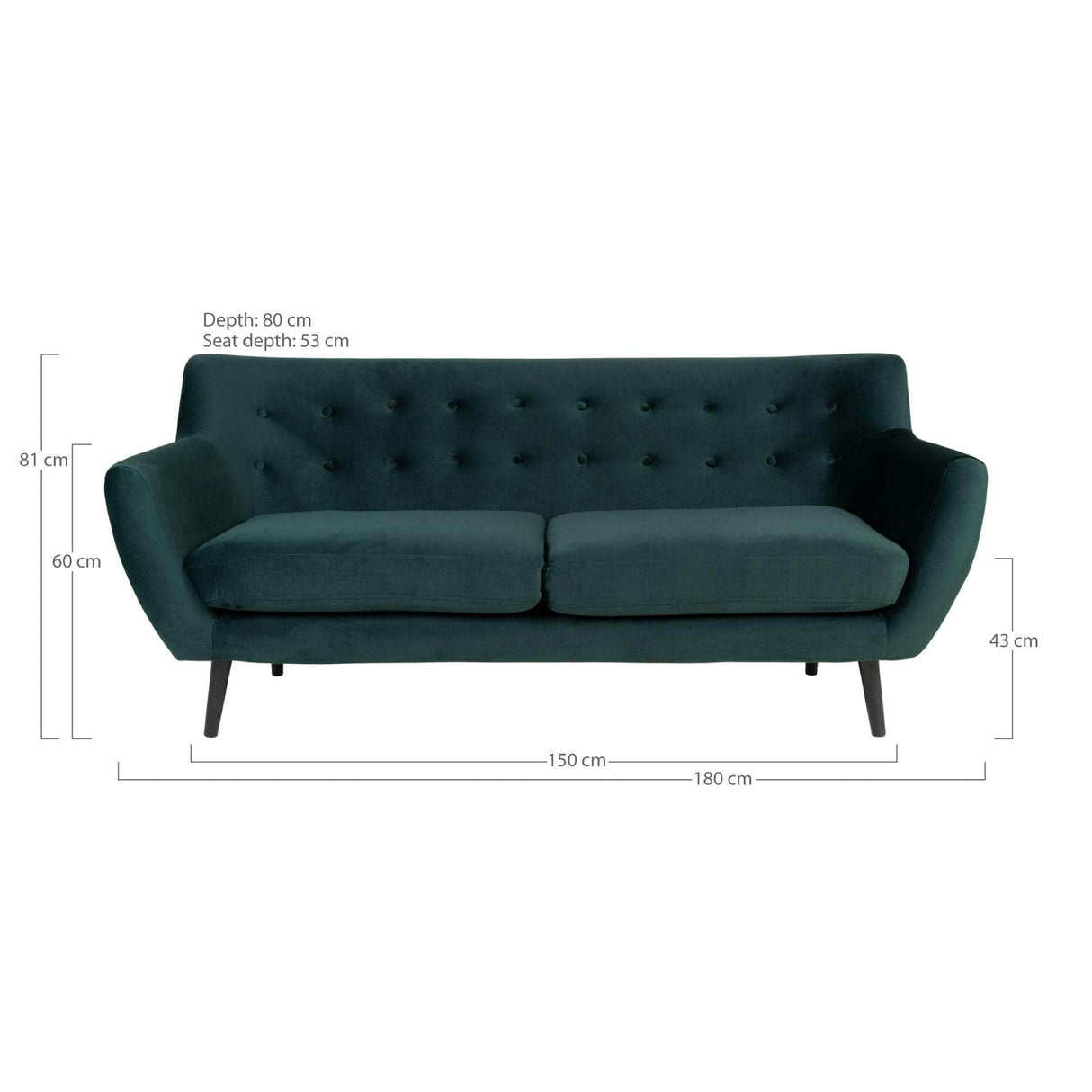 House Nordic Monte 3 Personers Sofa